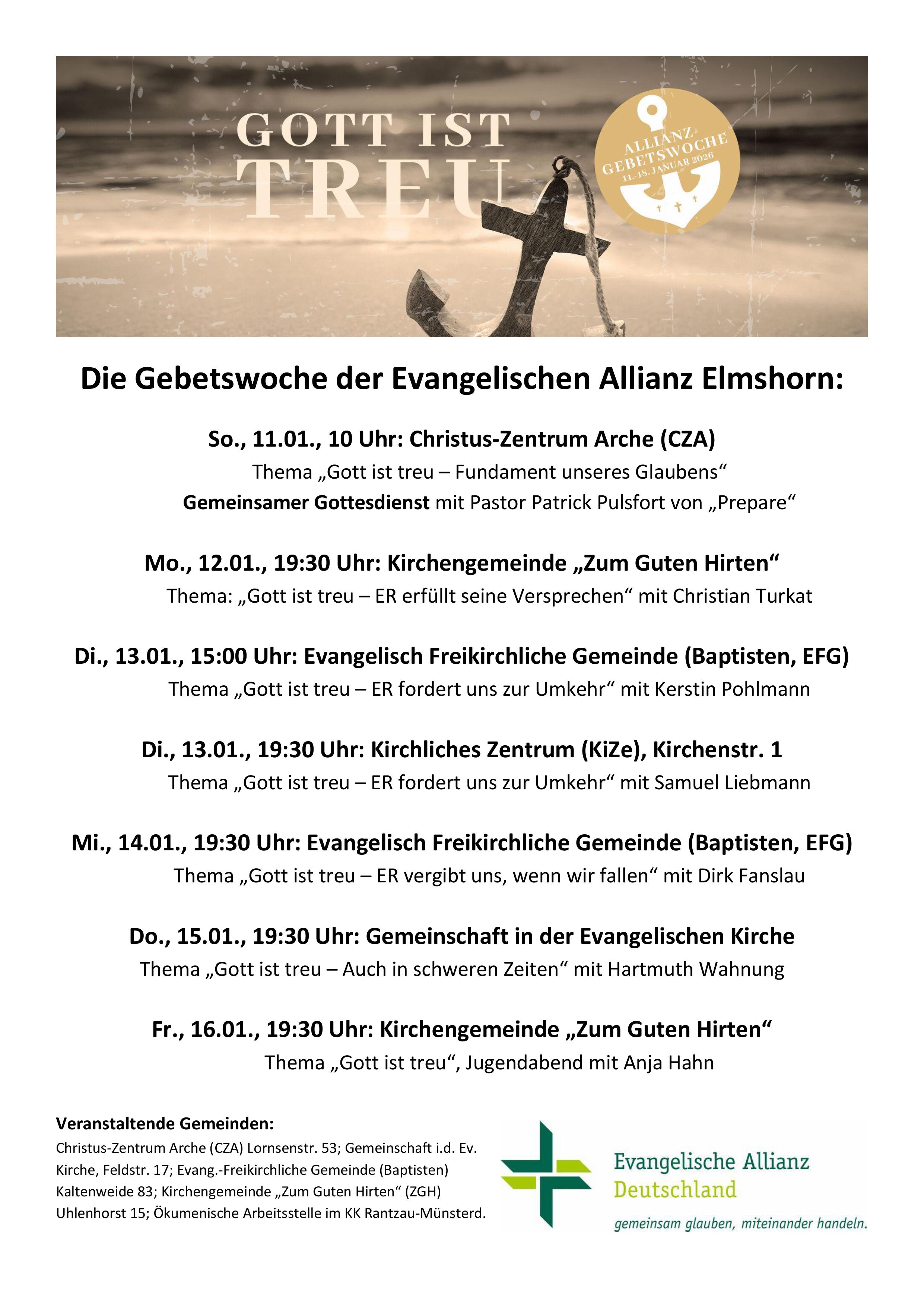 Allianz Gebetswoche 2026